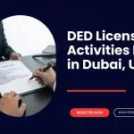 DED License Activities List in UAE