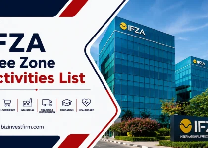 IFZA Free Zone Activities List