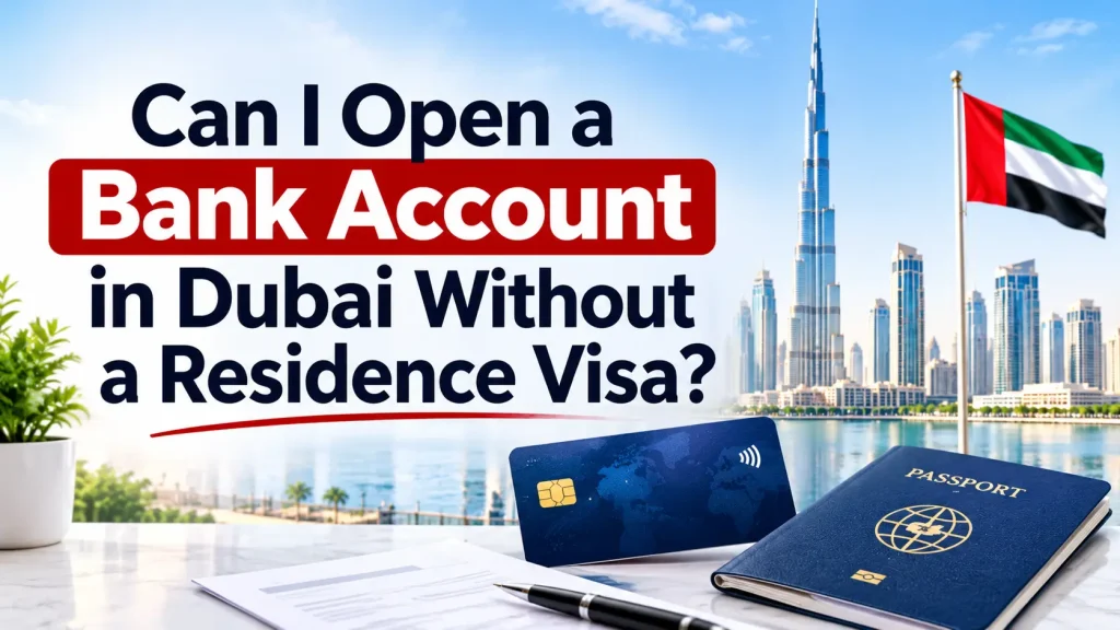 Can I Open a Bank Account in Dubai Without a Residence Visa?